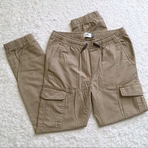 NWOT Old Navy Boys Drawstring Joggers cargo pocket